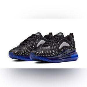 Nike Air Sneakers in Black and Racer Blue